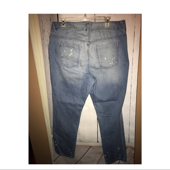 Lane Bryant Faded Jeans - Picture 2 of 4